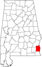 State map highlighting Henry County