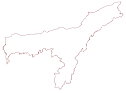 Location of Gethsemane Man-made Forest