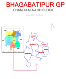 Map of BHAGABATIPUR GP