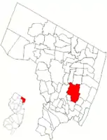 Location of Teaneck in Bergen County highlighted in red (right). Inset map: Location of Bergen County in New Jersey highlighted in red (left).

Interactive map of Teaneck, New Jersey