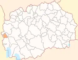 Location of Centar Župa Municipality