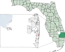 Location of Hypoluxo, Florida