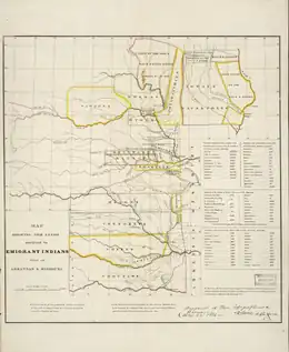 Image 32Map of Indian territories, 1836 (from History of Kansas)