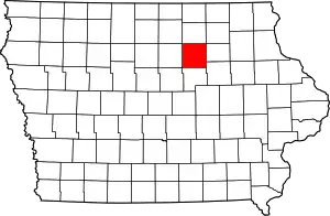 State map highlighting Butler County