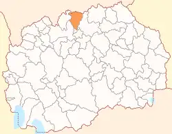 Location of Municipality of Lipkovo