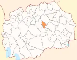 Location of Municipality of Lozovo