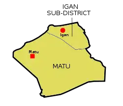 Location of Matu District