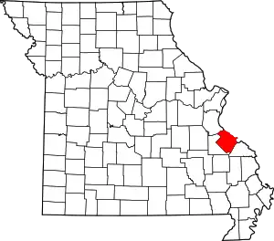 Location of Ste. Genevieve County