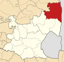 Location in Mpumalanga