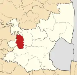 Location in Mpumalanga