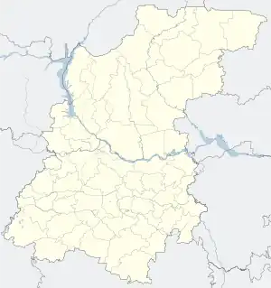 Sergach is located in Nizhny Novgorod Oblast