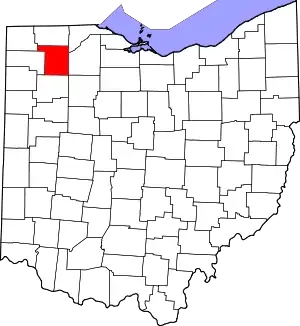 State map highlighting Henry County