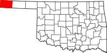 Cimarron County map