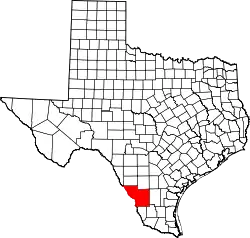 Location within the U.S. state of Texas