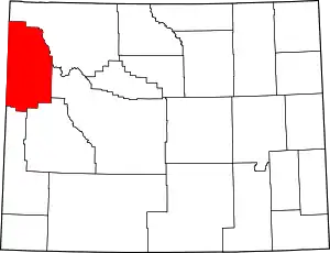 Teton County map