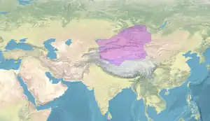 Dzungar Khanate in the early 18th century