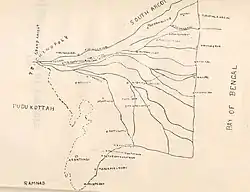 Map of Tanjore