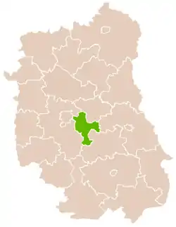 Location within the voivodeship