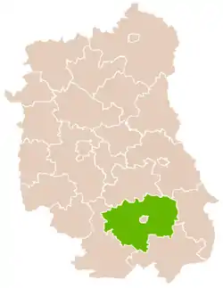 Location within the voivodeship