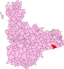 Location of Campaspero