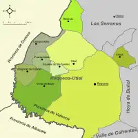 Map of Requena-Utiel