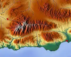 Image 46Relief map Sierra Nevada (from Cartography)