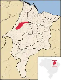 Location in Maranhão