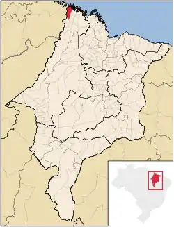 Location of Carutapera