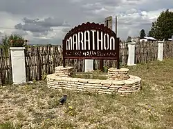 Sign of Marathon