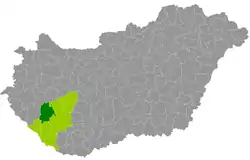 Marcali District within Hungary and Somogy County.