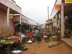 The town's market