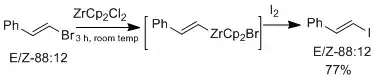 Marek's group Halogen exchange method