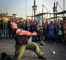 Mareke Giri (December 2014) in Tajrish Square, Tehran