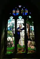 Window in Pilton Parish Church, Somerset