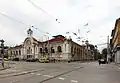 Maria Luiza Boulevard with Central Sofia Market Hall and the Sofia Synagogue behind it