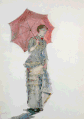 Woman with an Umbrella (1880). Private collection.