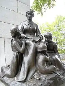 Marie Rollet with children