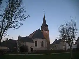 The church in Marigné-Peuton