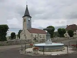 The church in Marigny