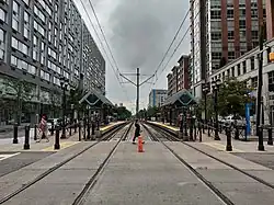 View from the Main Boulevard crossing