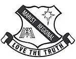 Marist Regional College crest. Source: www.mrc.tas.edu.au (Marist Regional College website)