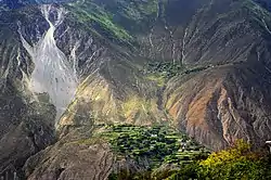 Markham County in the very east of Tibet. In this region, near upper Mekong, there was the junction of the Sichuan and Yunnan branches of the route.