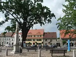 Market square in Uebigau