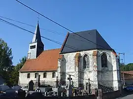 The church of Marles-sur-Canche