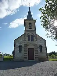 The church in Marquigny