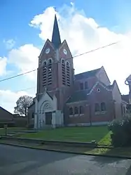 The church in Marquivillers