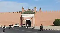 Bab "Tla ou Habet", the western gate of the Inner Mechouar, leading to the Grand Mechouar on the other side