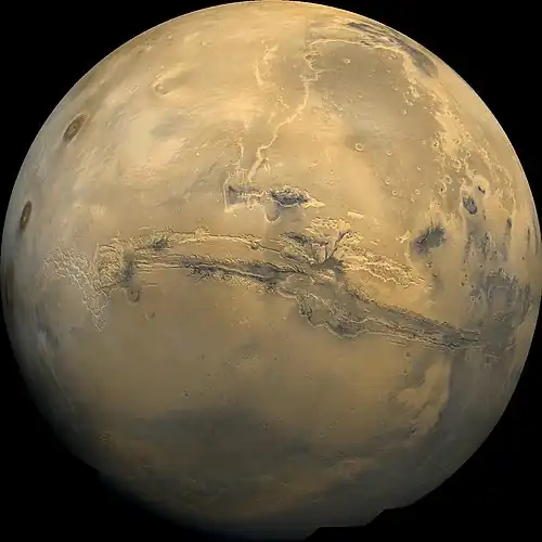 Valles Marineris: The Grand Canyon of Mars (July 16, 1995; July 20, 1995; June 27, 1997; August 27, 2002; August 24, 2003; July 30, 2006; March 27, 2011; May 11, 2014; May 29, 2016)