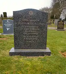 The grave of psychiatrist Sir Martin Roth