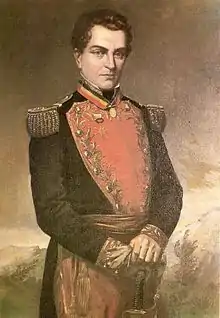 1874 portrait of Santiago Mariño by Martín Tovar y Tovar